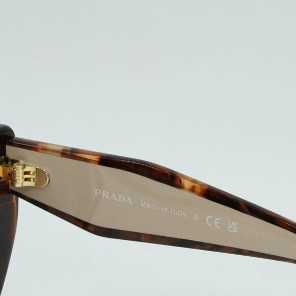 💯 NEW PRADA PR14WS 01R0A6 CARAMEL TORTOISE/BROWN GRADIENT SUNGLASSES - Picture 5 of 9